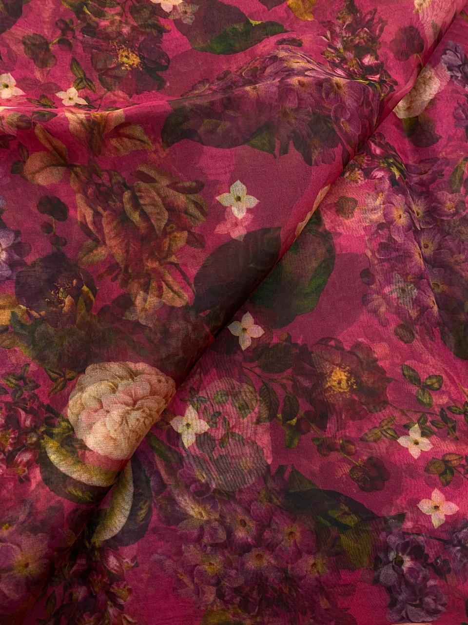 Silk Organza Print