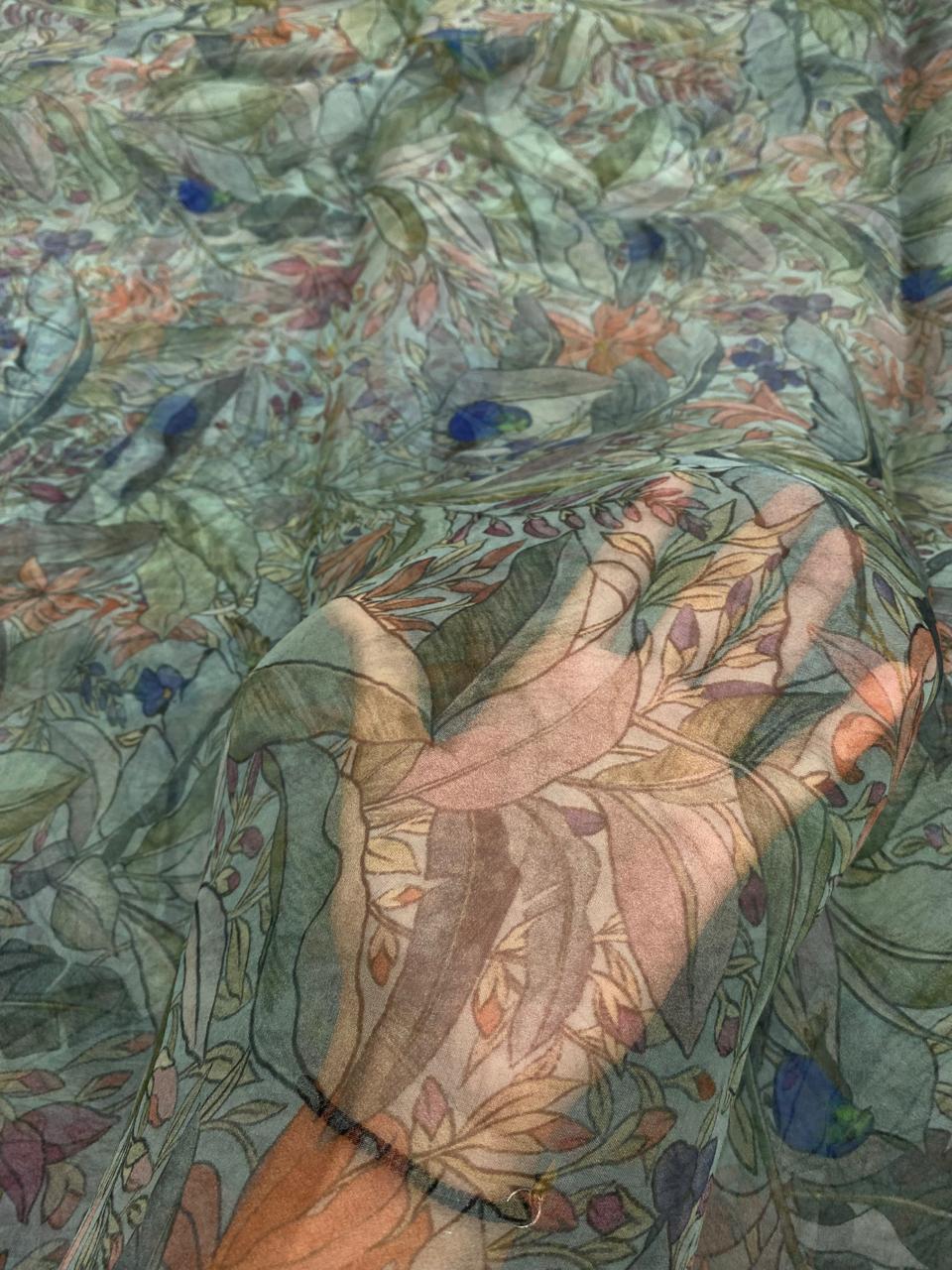 Silk Organza Print