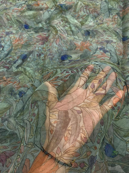 Silk Organza Print