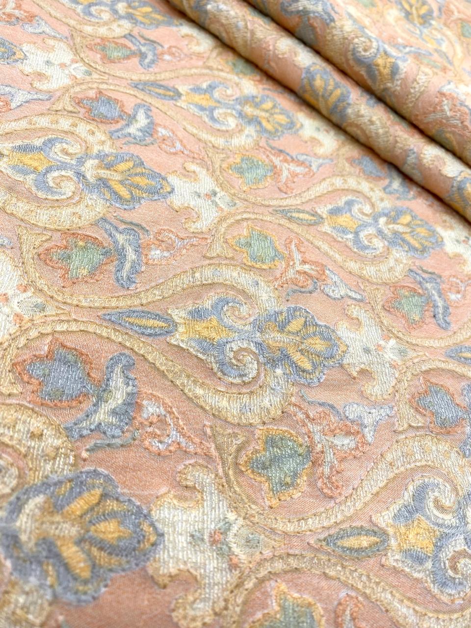 Dola Silk Embroidery With Position Print