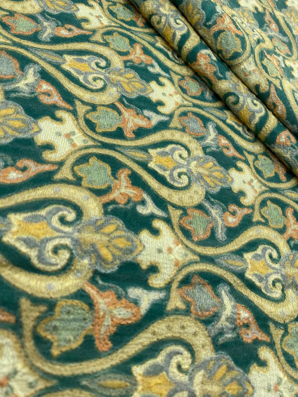 Dola Silk Embroidery With Position Print