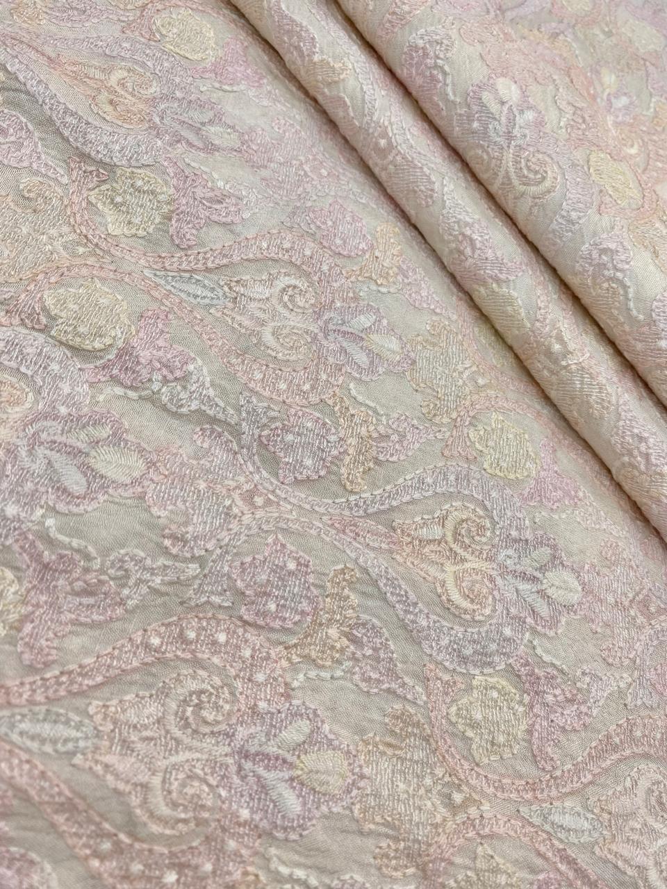 Dola Silk Embroidery With Position Print