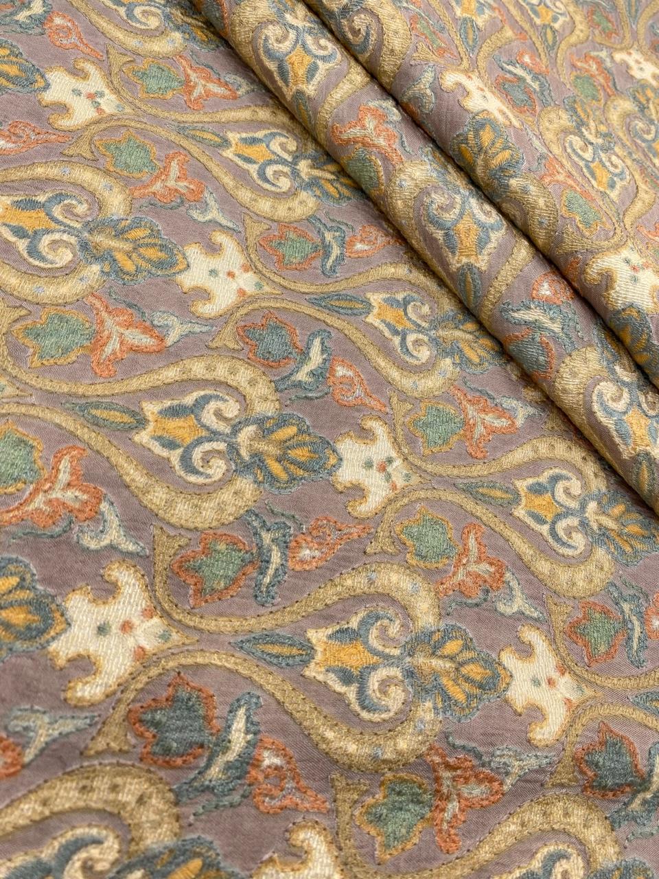 Dola Silk Embroidery With Position Print