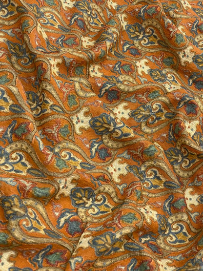 Dola Silk Embroidery With Position Print