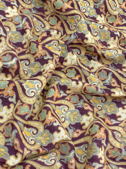 Dola Silk Embroidery With Position Print