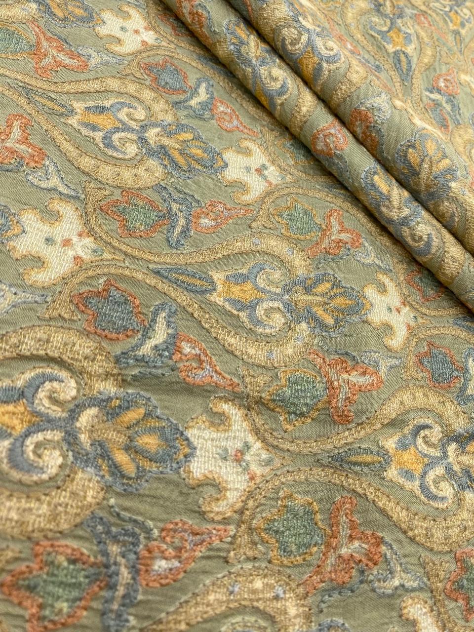 Dola Silk Embroidery With Position Print