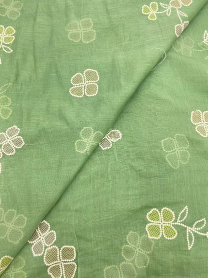Pure Chanderi Multi Embroidery