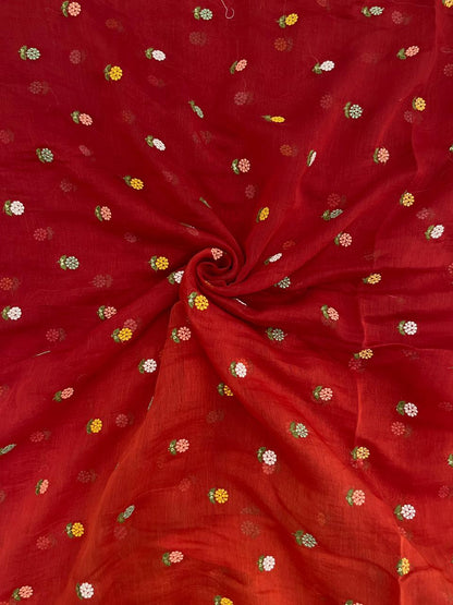 Chanderi Shaded Multithread Embroidery (colors available)