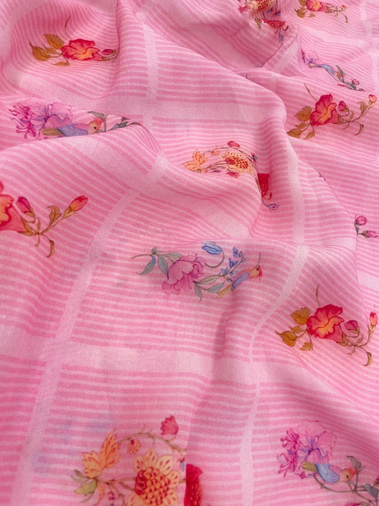 Pure Chanderi Print (44"inch)