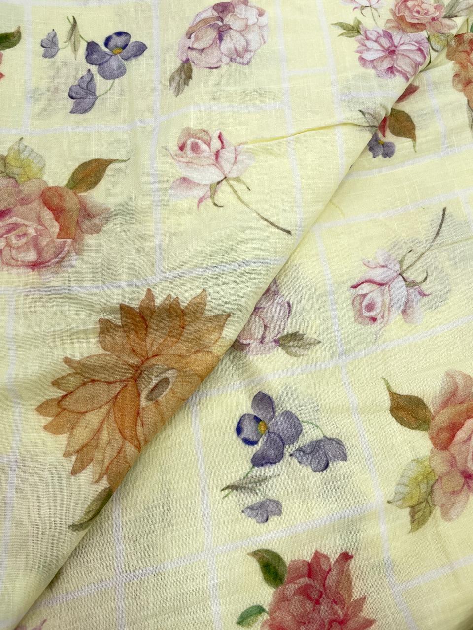 Cotton Linen Print (44'inch)