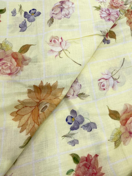 Cotton Linen Print (44'inch)