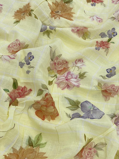 Cotton Linen Print (44'inch)