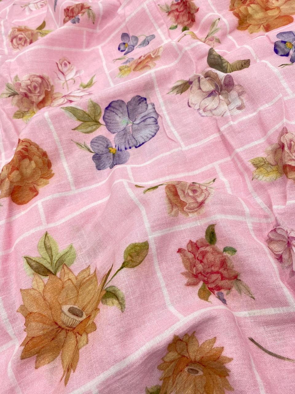 Cotton Linen Print (44'inch)