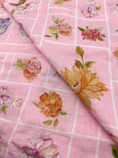Cotton Linen Print (44'inch)