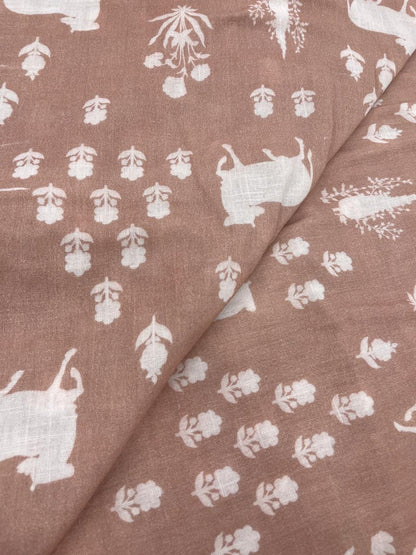 Cotton Linen Print (44'inch)