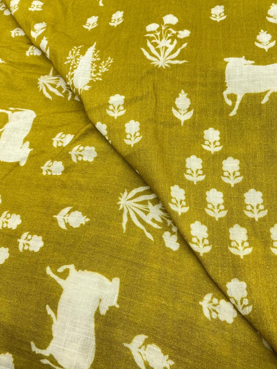 Cotton Linen Print (44'inch)