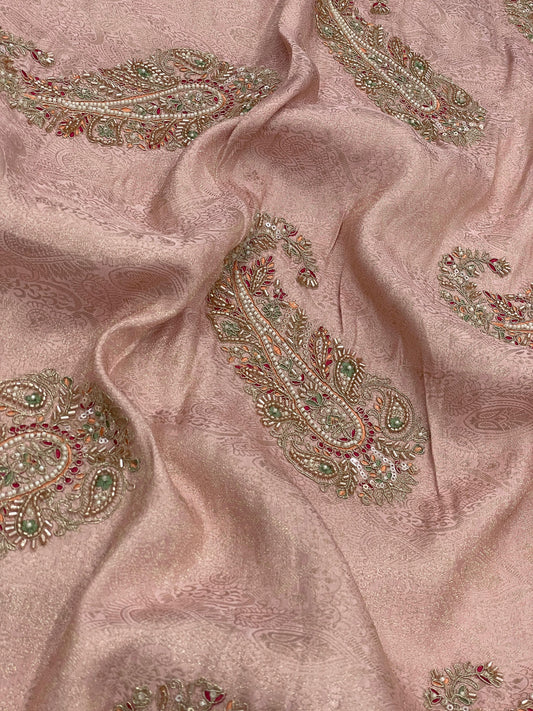 Banarasi Brocade With Beads Embroidery