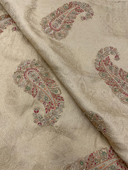 Banarasi Brocade With Beads Embroidery