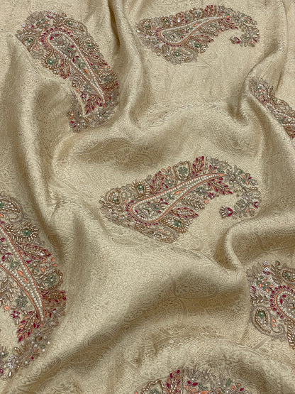 Banarasi Brocade With Beads Embroidery