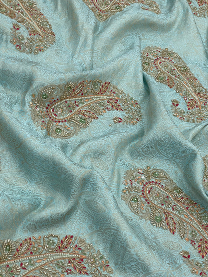 Banarasi Brocade With Beads Embroidery