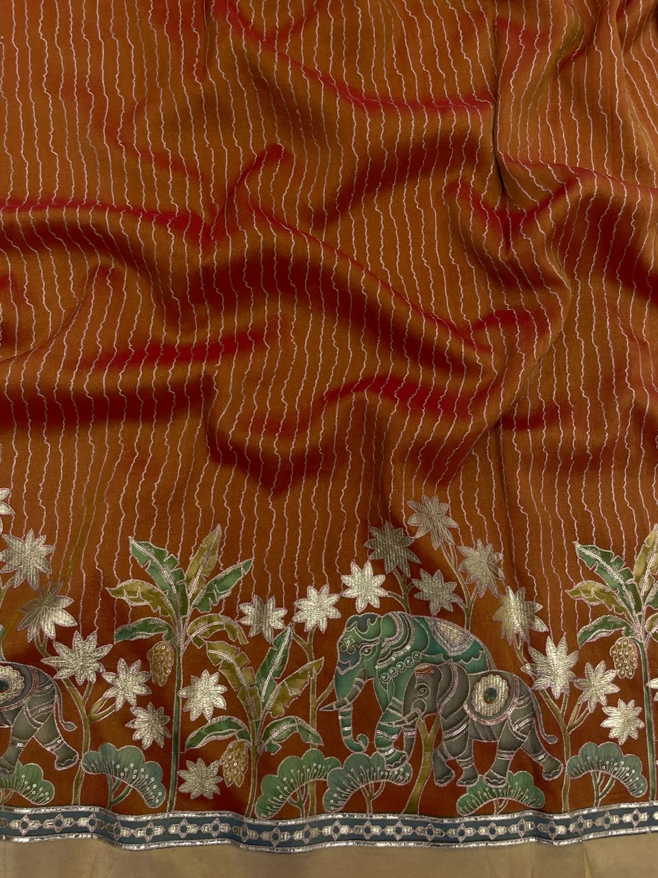 Tissue Print With Embroidery (54"inch)