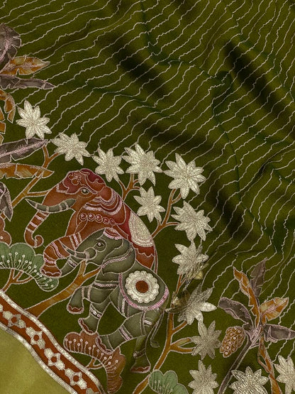 Tissue Print With Embroidery (54"inch)