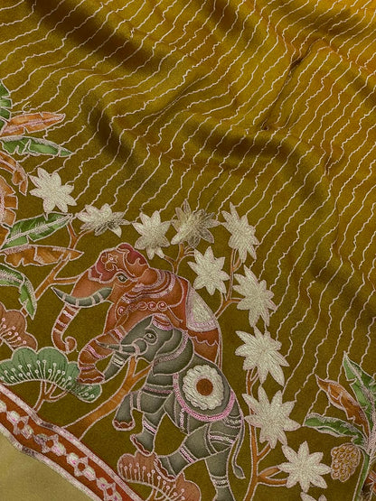 Tissue Print With Embroidery (54"inch)