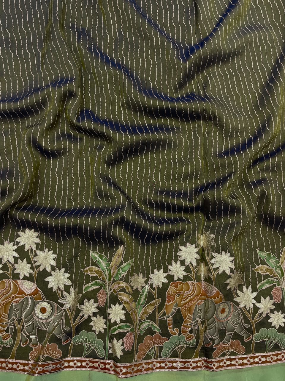 Tissue Print With Embroidery (54"inch)