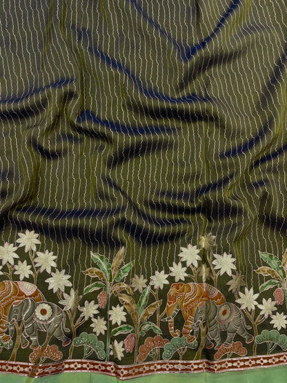 Tissue Print With Embroidery (54"inch)
