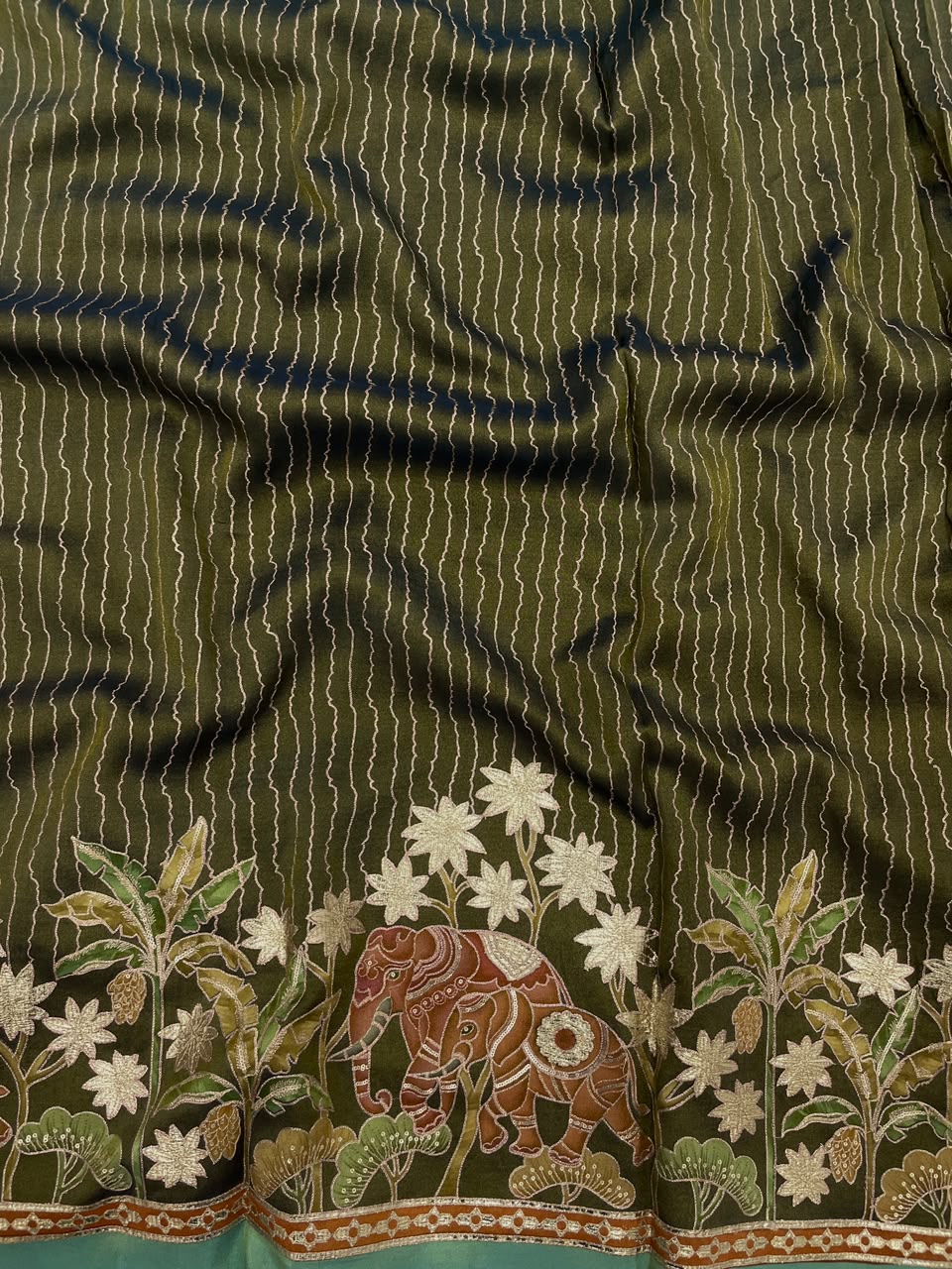 Tissue Print With Embroidery (54"inch)