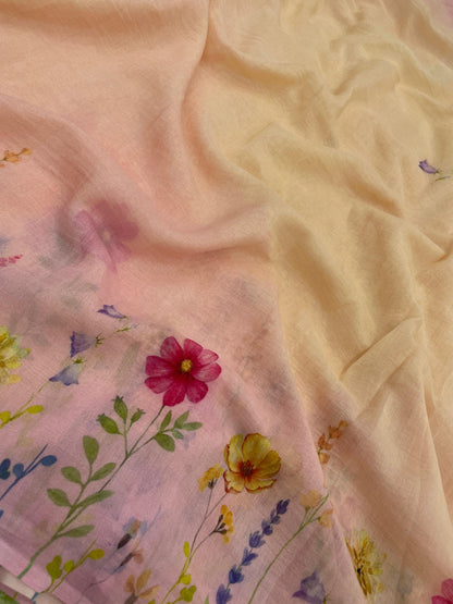 Chanderi Shaded Print (54"inch)