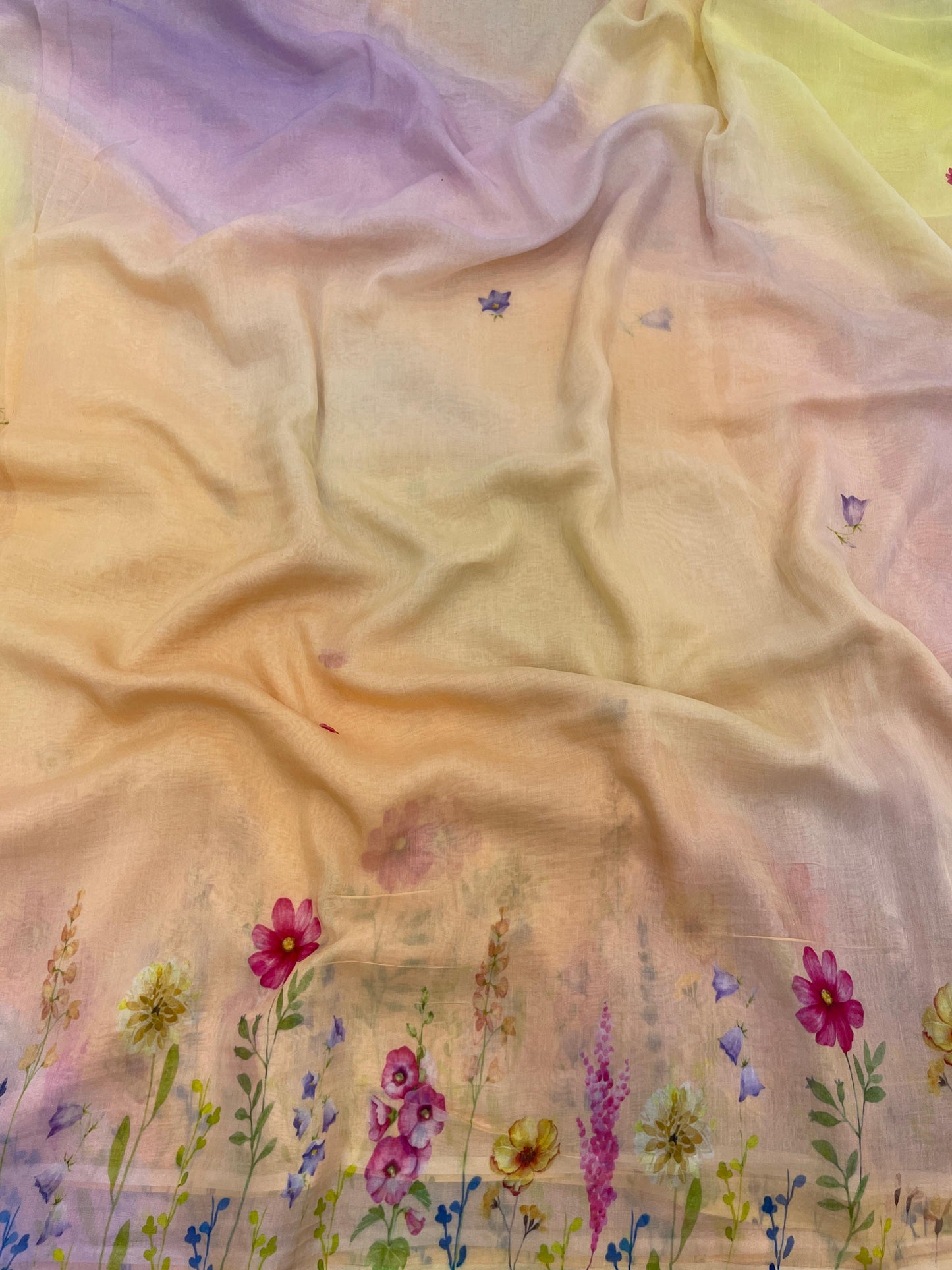 Chanderi Shaded Print (54"inch)