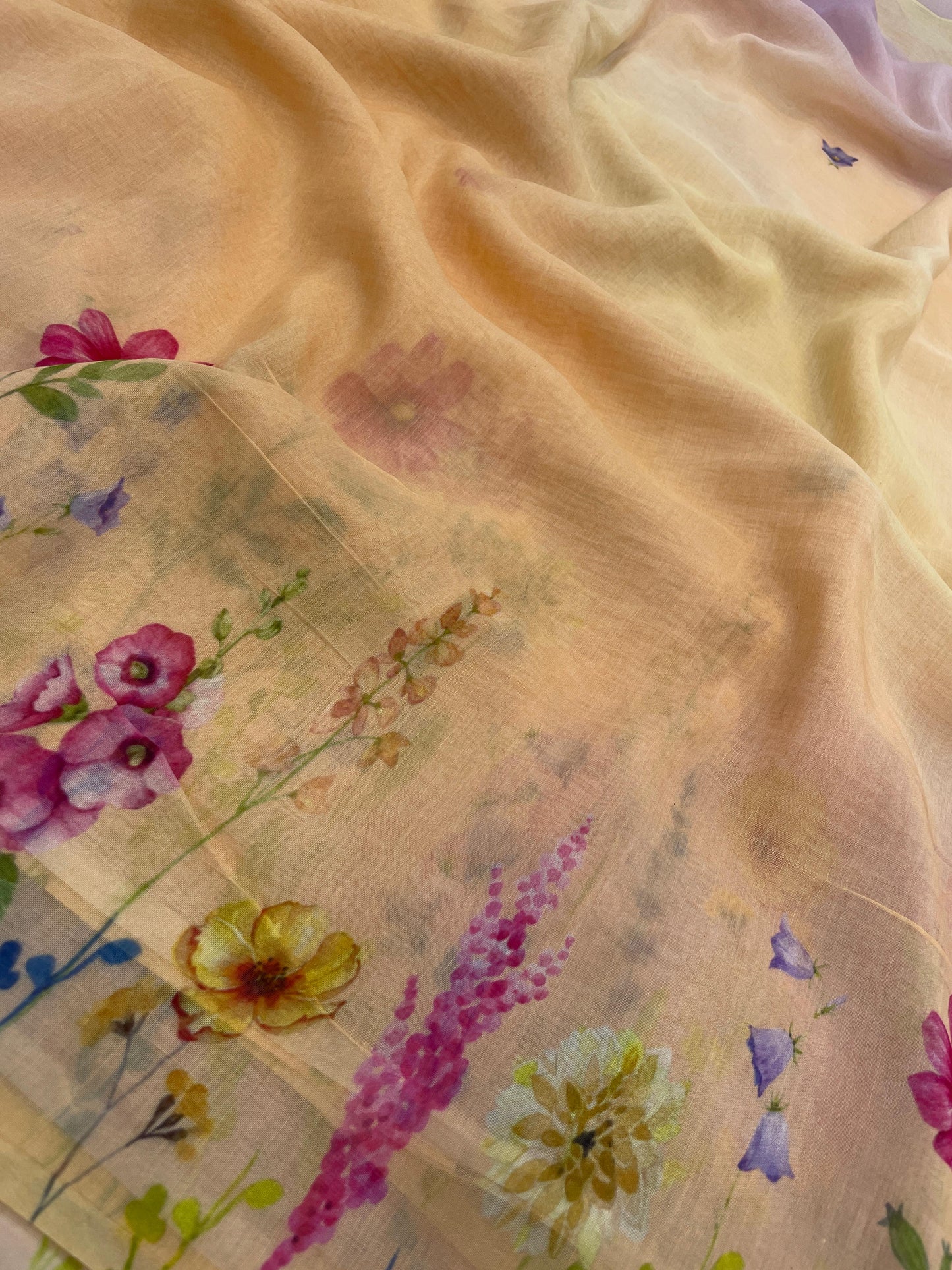 Chanderi Shaded Print (54"inch)