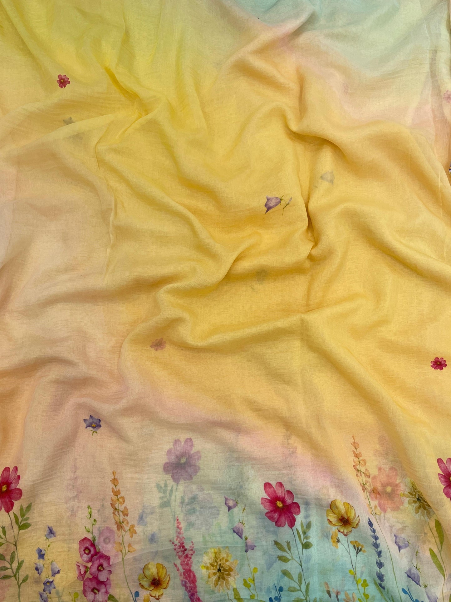 Chanderi Shaded Print (54"inch)