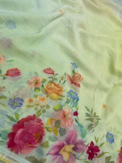 Chanderi Shaded Print (54"inch)