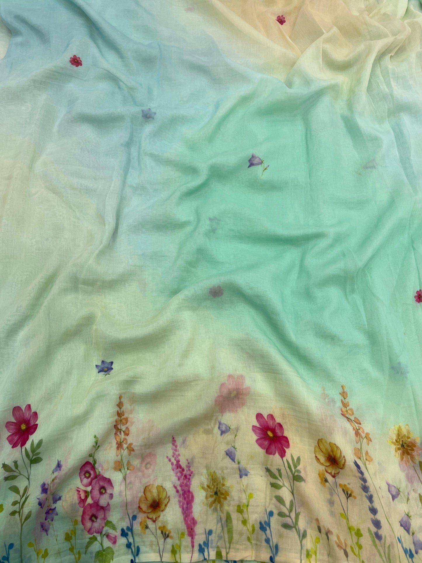 Chanderi Shaded Print (54"inch)