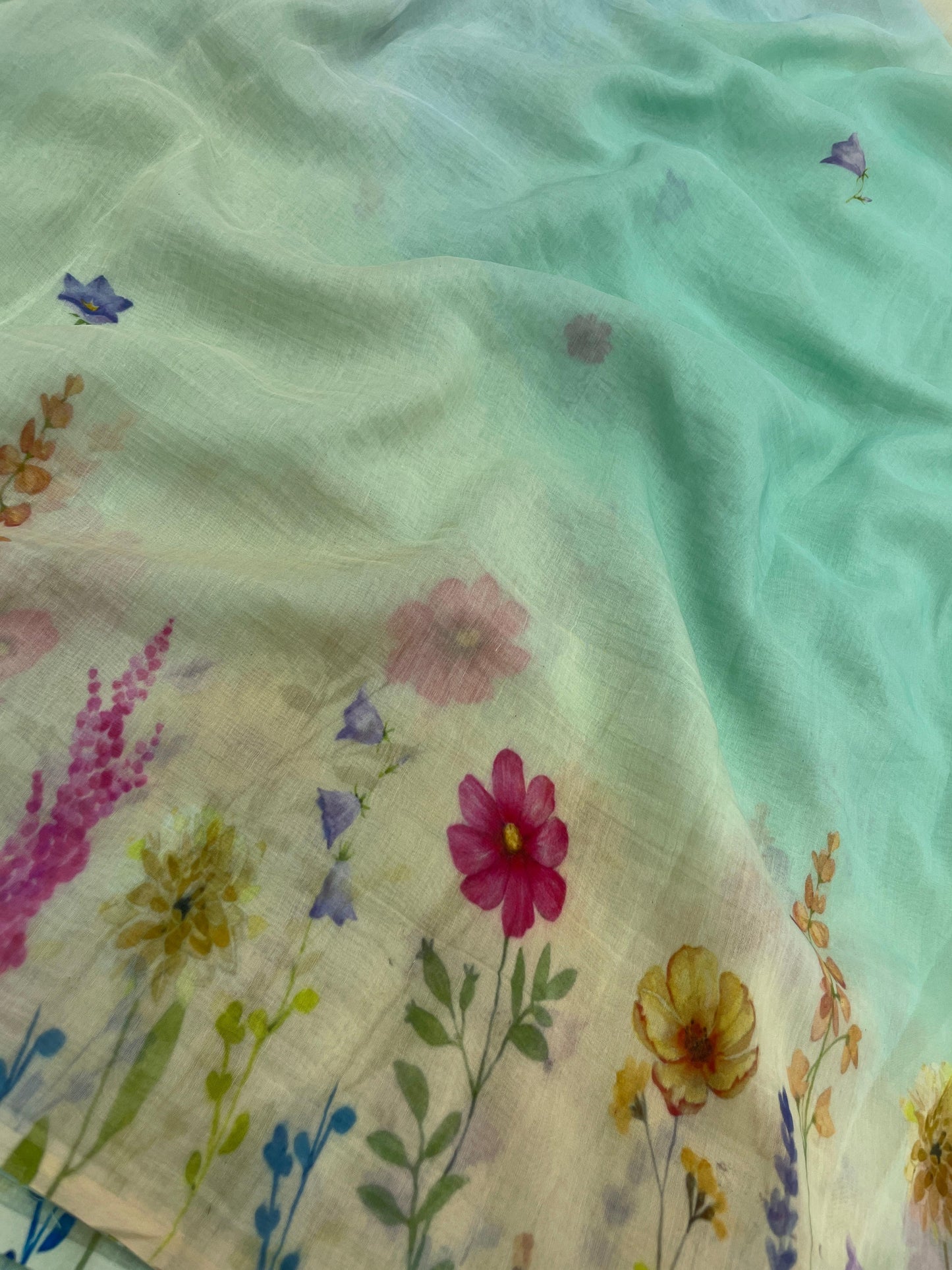 Chanderi Shaded Print (54"inch)