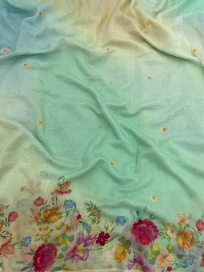 Chanderi Shaded Print (54"inch)