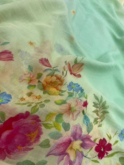 Chanderi Shaded Print (54"inch)