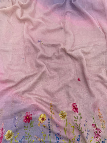 Chanderi Shaded Print (54"inch)