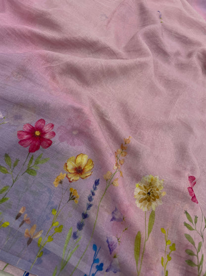 Chanderi Shaded Print (54"inch)