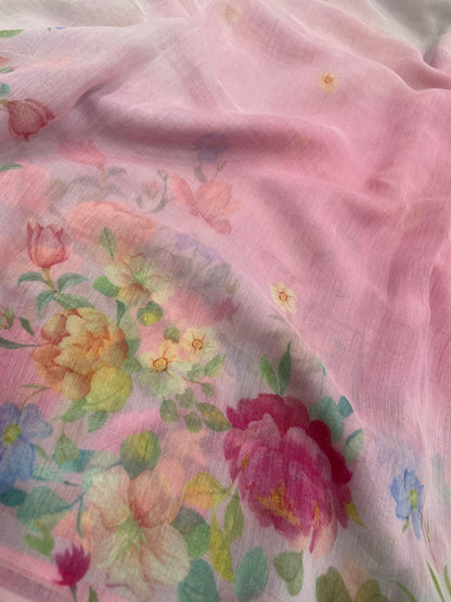 Chanderi Shaded Print (54"inch)