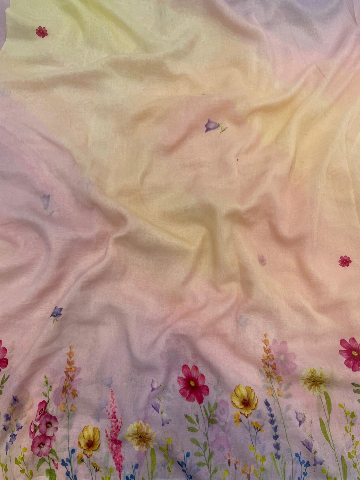 Chanderi Shaded Print (54"inch)