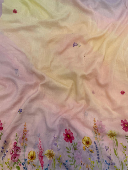 Chanderi Shaded Print (54"inch)