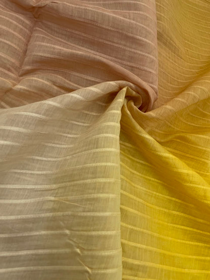 Chanderi Shaded Pintex Embroidery(44"inch)