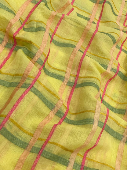 Chanderi Embroidery (44"inch)