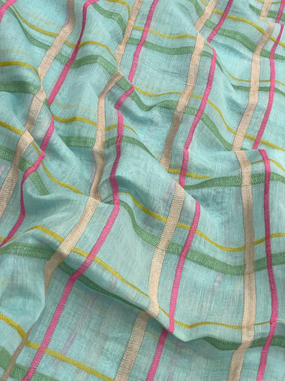 Chanderi Embroidery (44"inch)