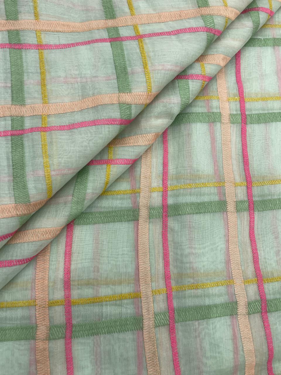 Chanderi Embroidery (44"inch)