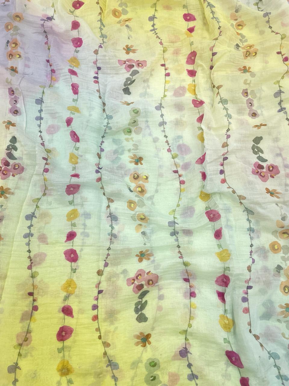 Chanderi Shaded Print
