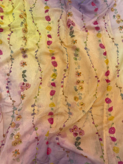 Chanderi Shaded Print